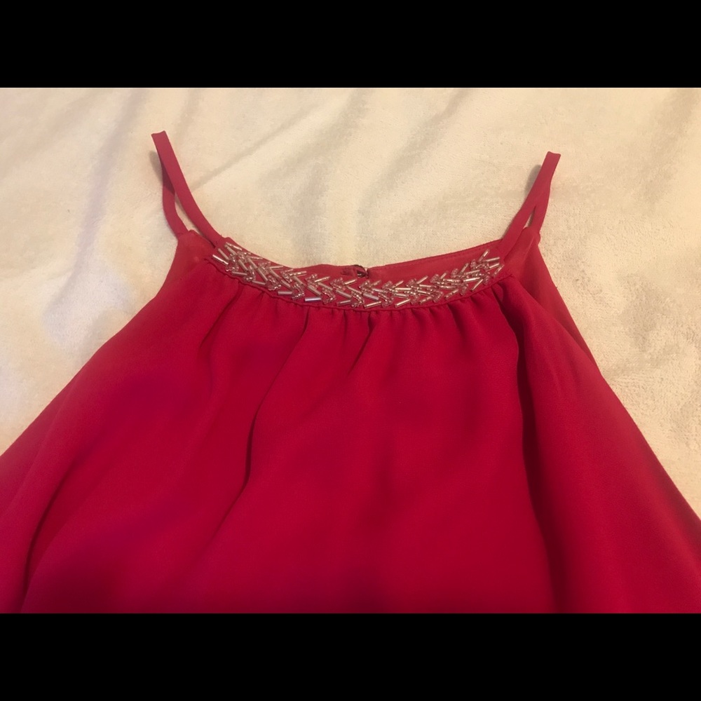 Guess Red Sleeveless Top - Picture 5 of 9